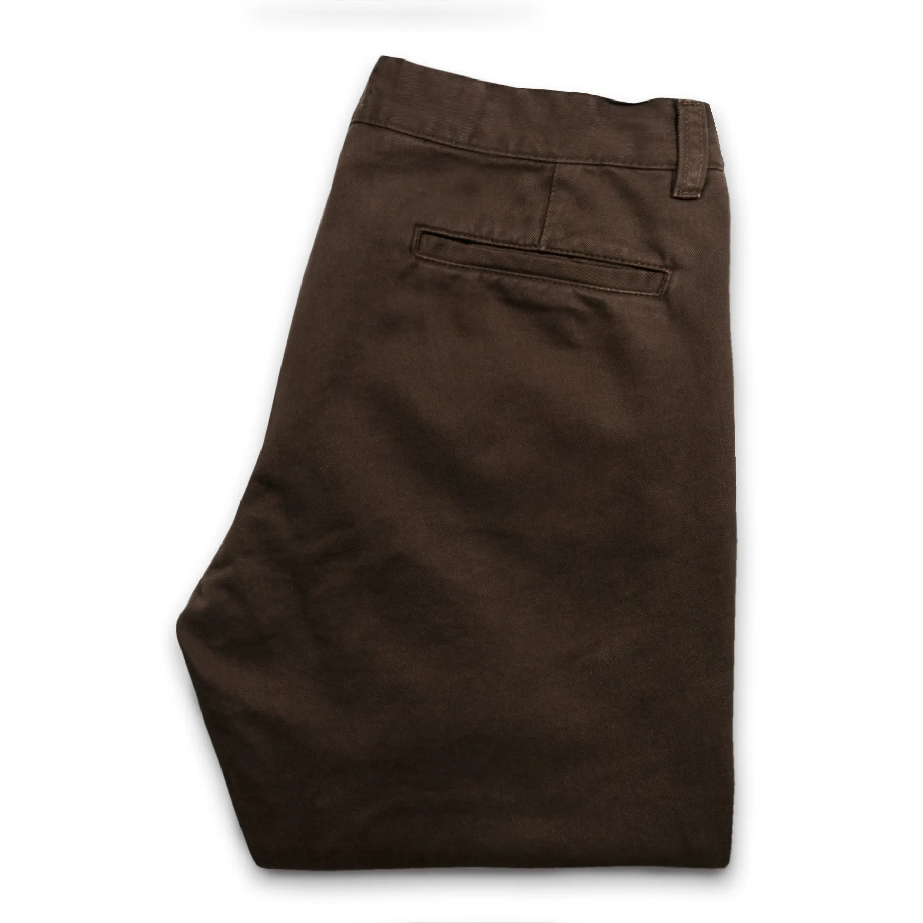 The Slim Chino in Chocolate sold by Taylor Stitch product image thumbnail 5