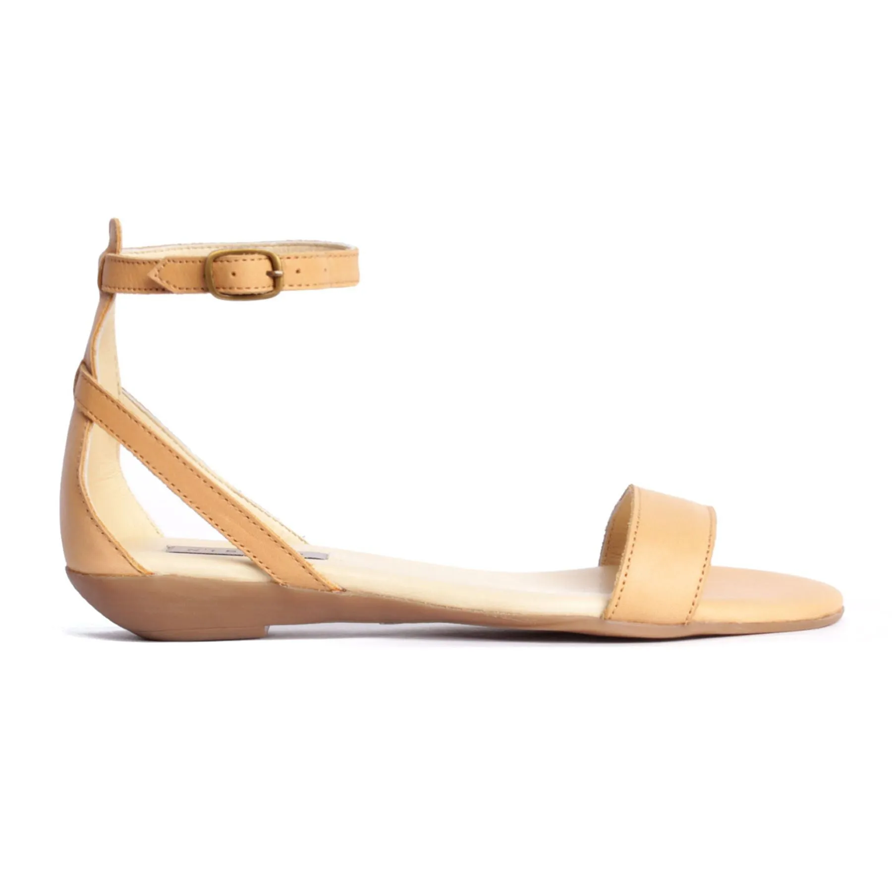 Serena Sandal in Pale Honey sold by Taylor Stitch