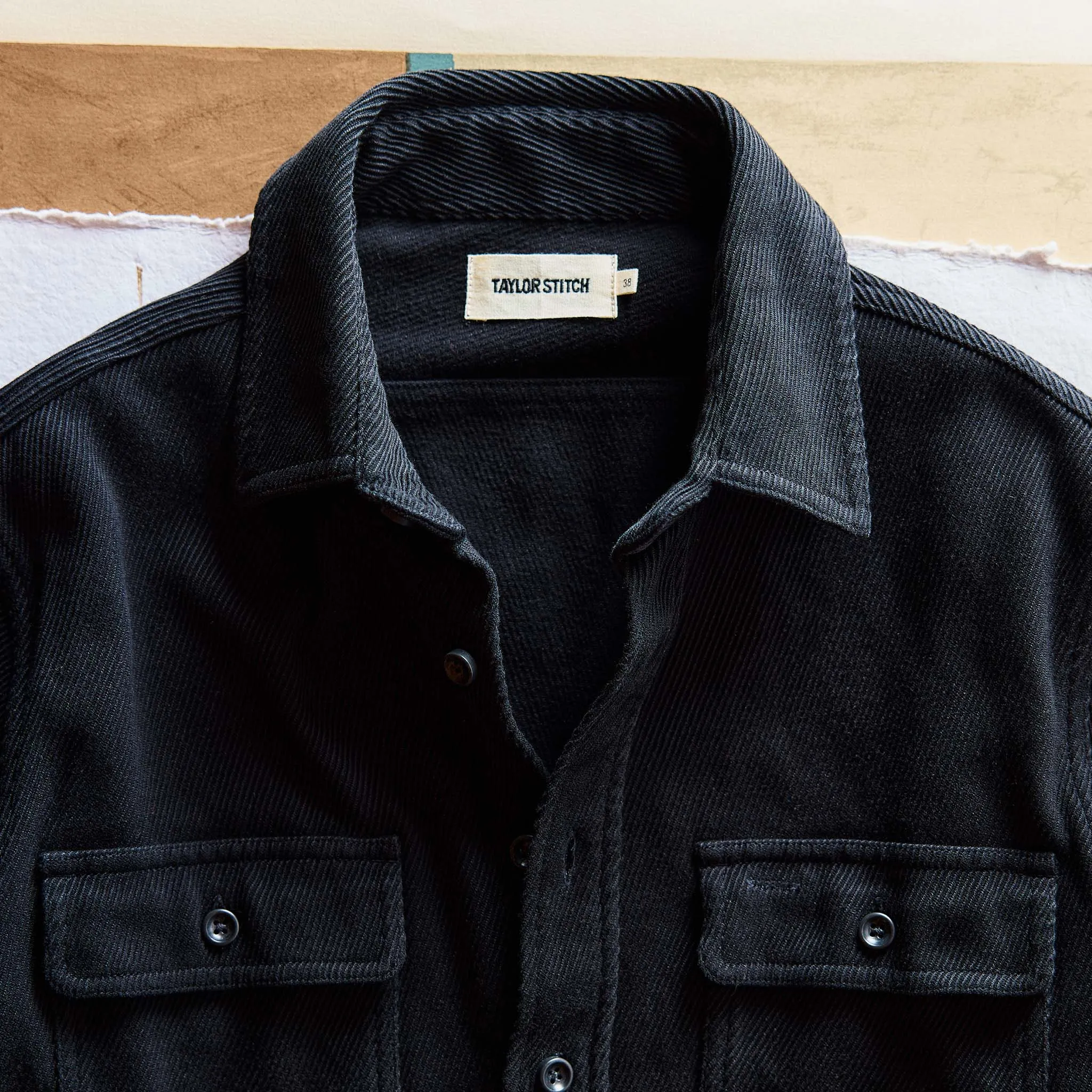 The Ledge Shirt in Coal Twill sold by Taylor Stitch product image thumbnail 5