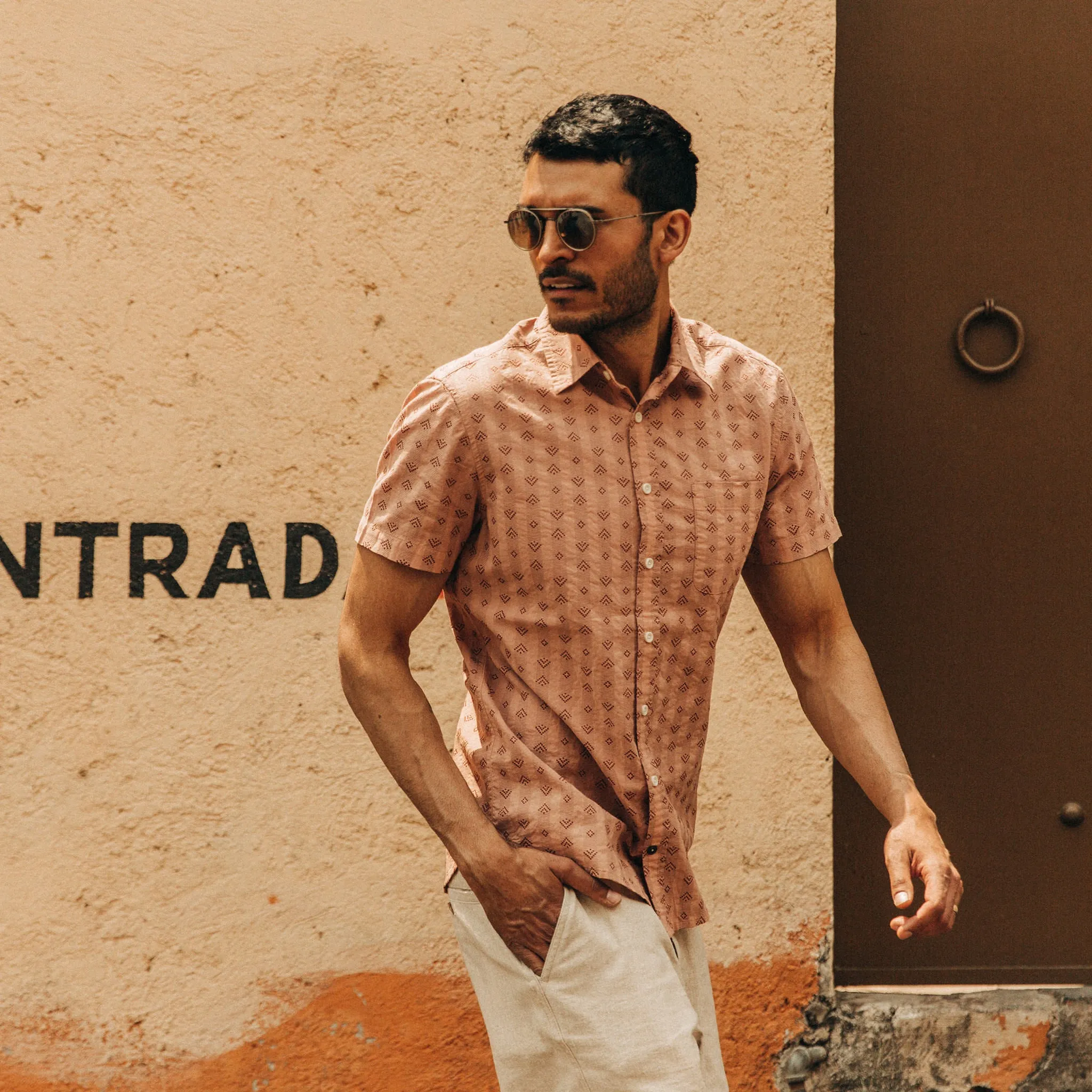 The Short Sleeve California in Arrowhead sold by Taylor Stitch product image thumbnail 5