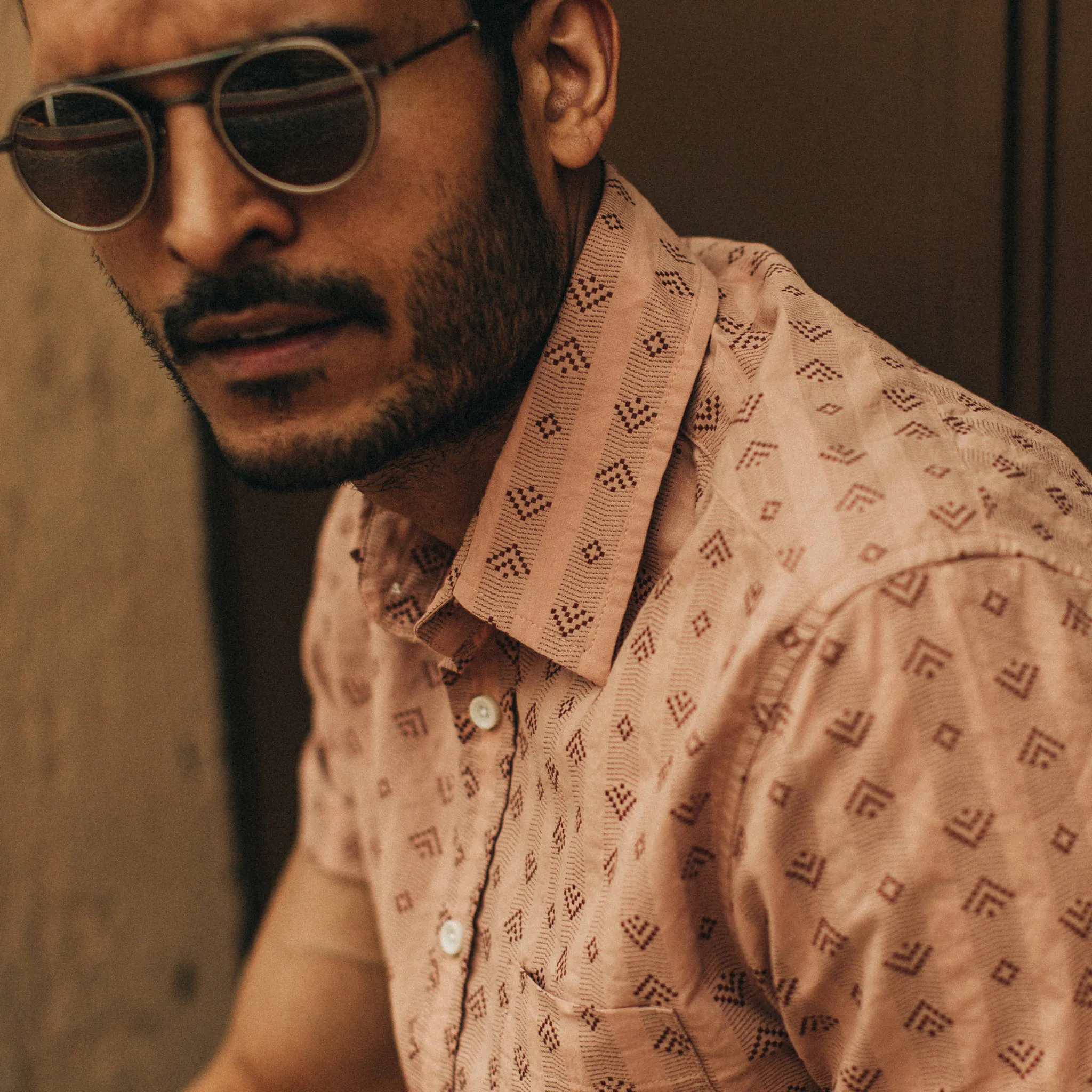 The Short Sleeve California in Arrowhead sold by Taylor Stitch product image thumbnail 4