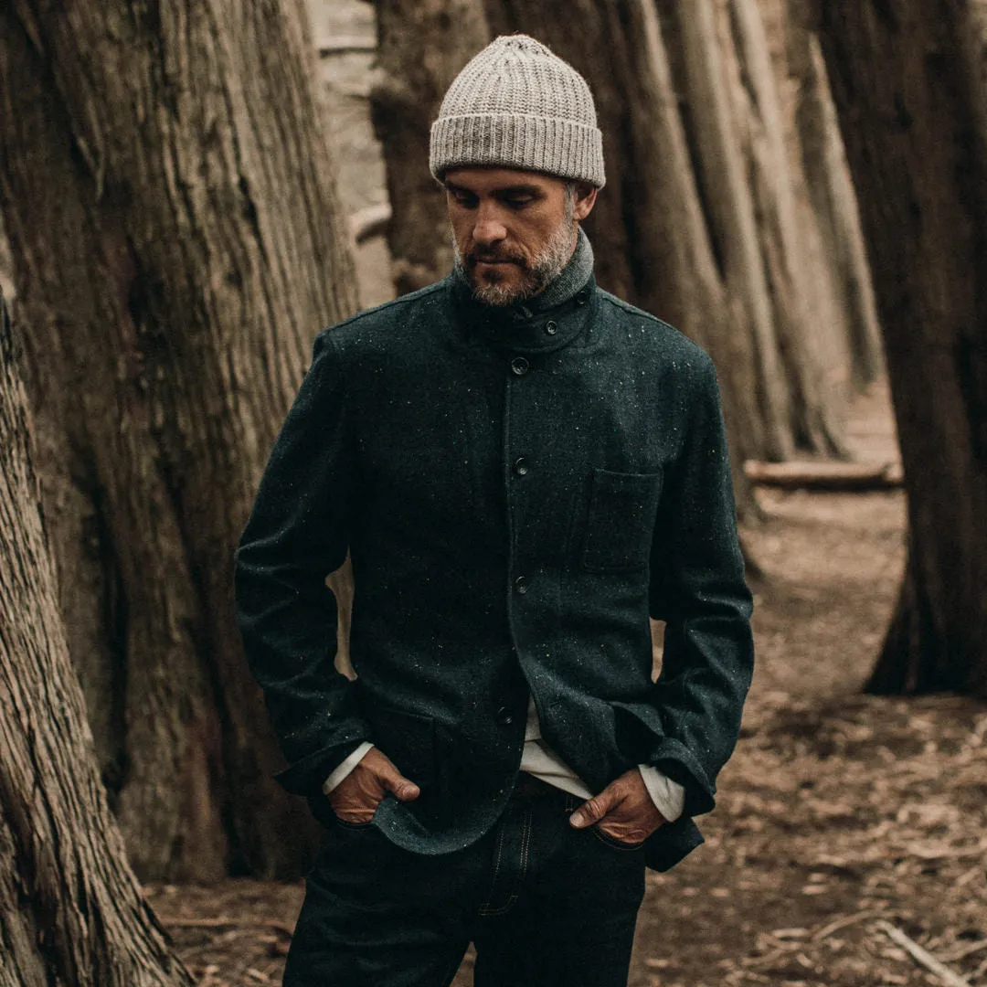 The Gibson Jacket in Navy Windowpane Donegal sold by Taylor Stitch product image thumbnail 2