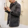 The Ojai Jacket in Organic Charcoal Foundation Twill sold by Taylor Stitch