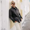 The Ojai Jacket in Organic Charcoal Foundation Twill sold by Taylor Stitch