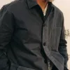 The Ojai Jacket in Organic Charcoal Foundation Twill sold by Taylor Stitch