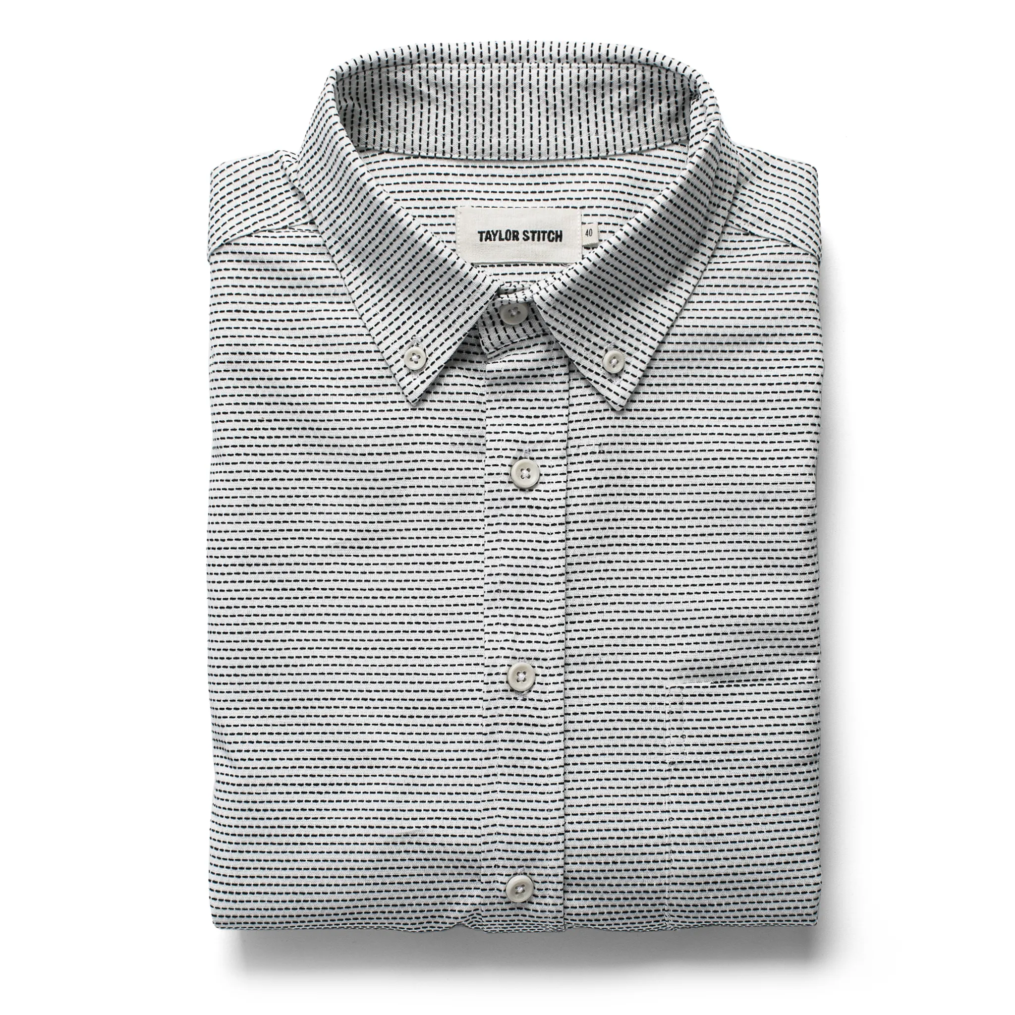 The Jack in White Reverse Jacquard sold by Taylor Stitch