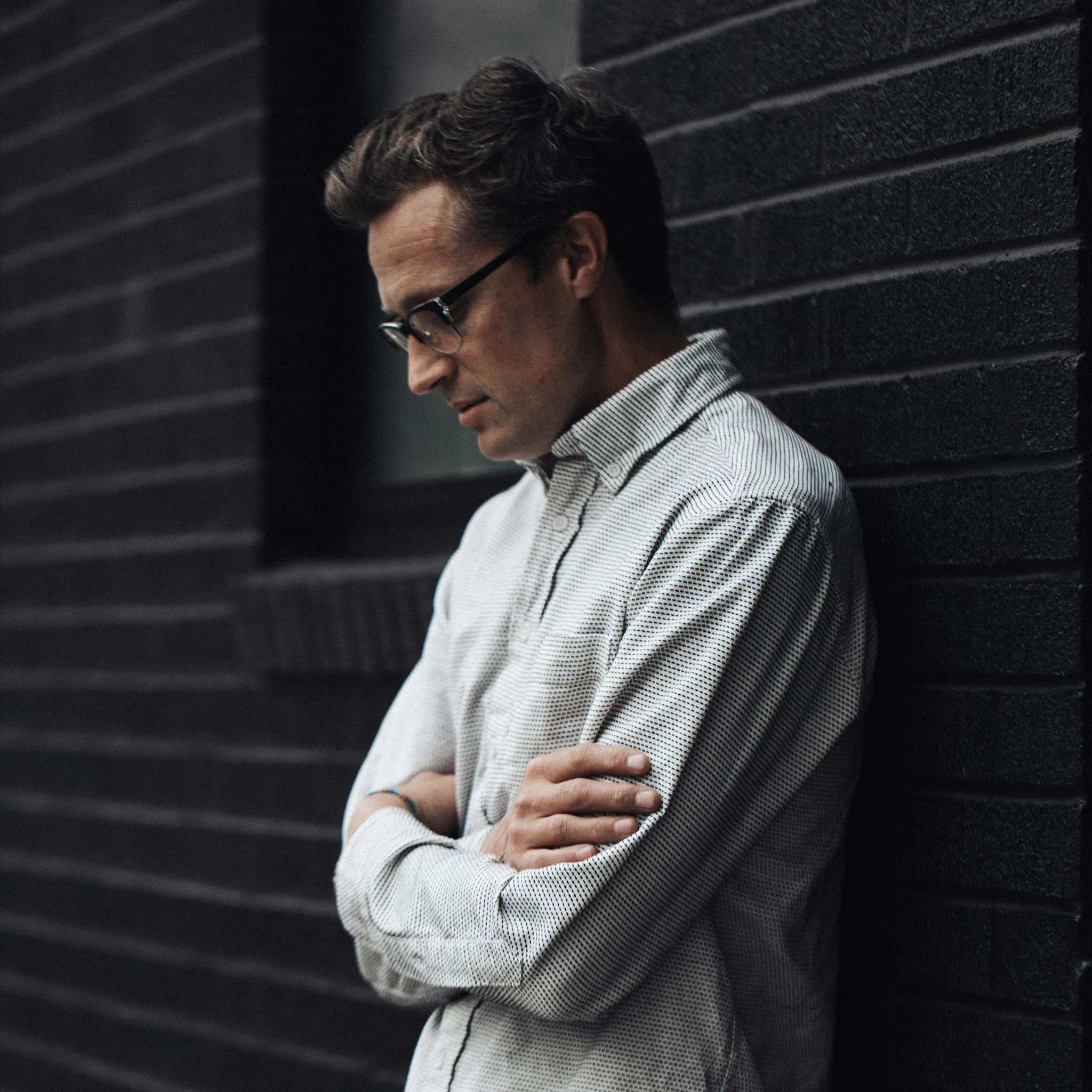 The Jack in White Reverse Jacquard sold by Taylor Stitch product image thumbnail 3