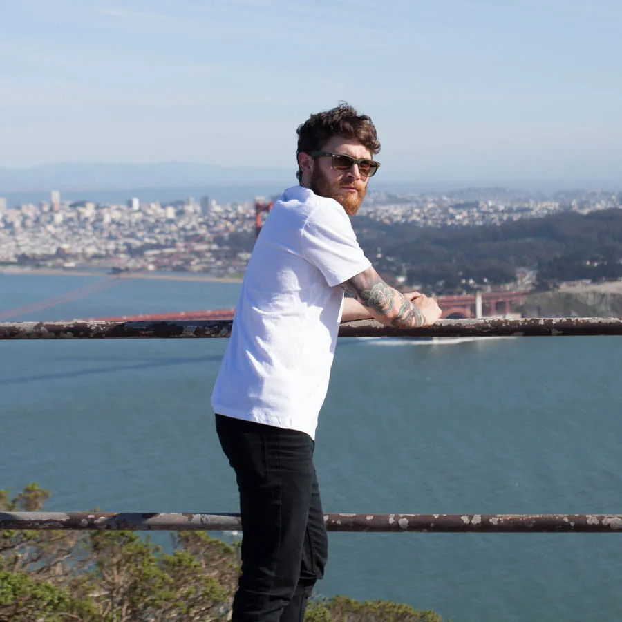 The Crewneck Pocket Tee in White sold by Taylor Stitch product image thumbnail 2