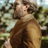 The Telegraph Jacket in British Khaki sold by Taylor Stitch