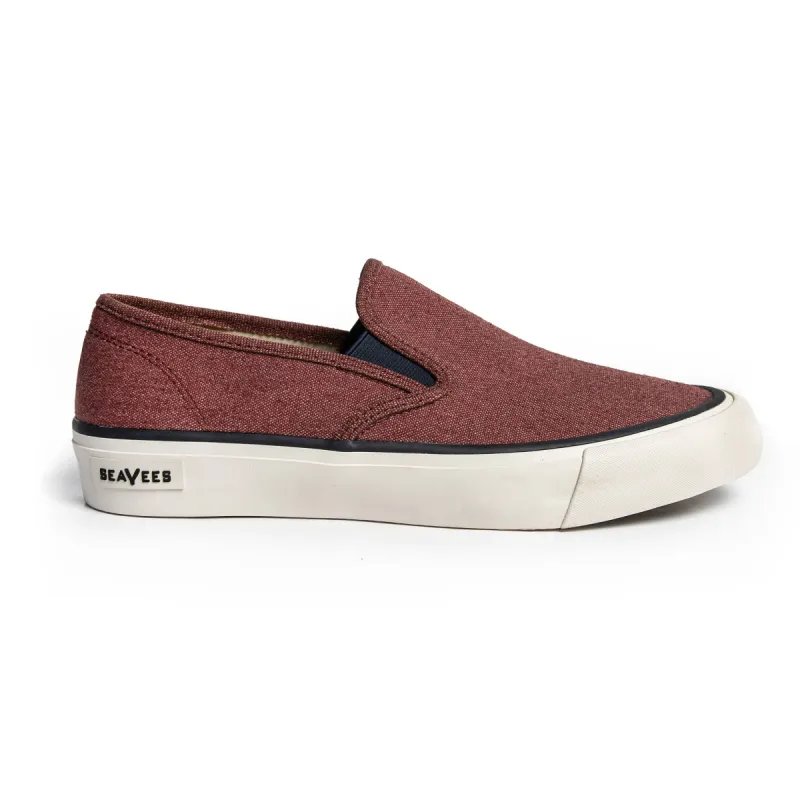 The Sano Slip-On in Rust Boss Duck sold by Taylor Stitch