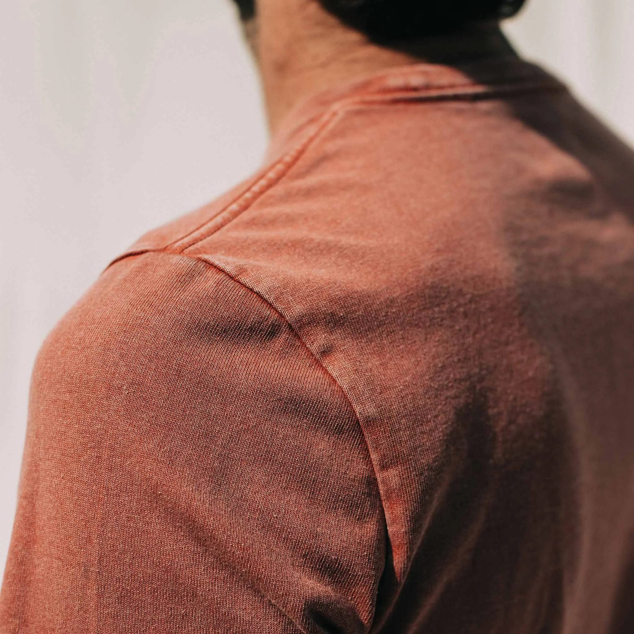 The Heavy Bag Tee in Dusty Clay sold by Taylor Stitch product image thumbnail 5