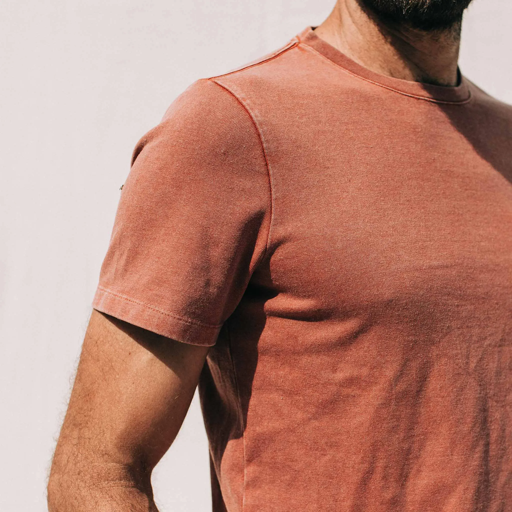 The Heavy Bag Tee in Dusty Clay sold by Taylor Stitch product image thumbnail 3