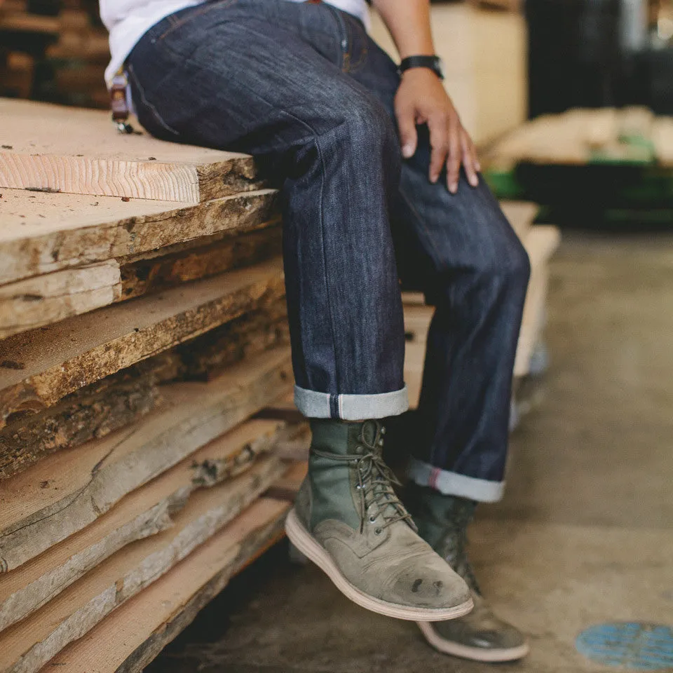 The Democratic Jean in Shuttle Loomed Italian Selvage Denim sold by Taylor Stitch product image thumbnail 2