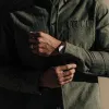 The Jack in Olive Slub Chambray sold by Taylor Stitch