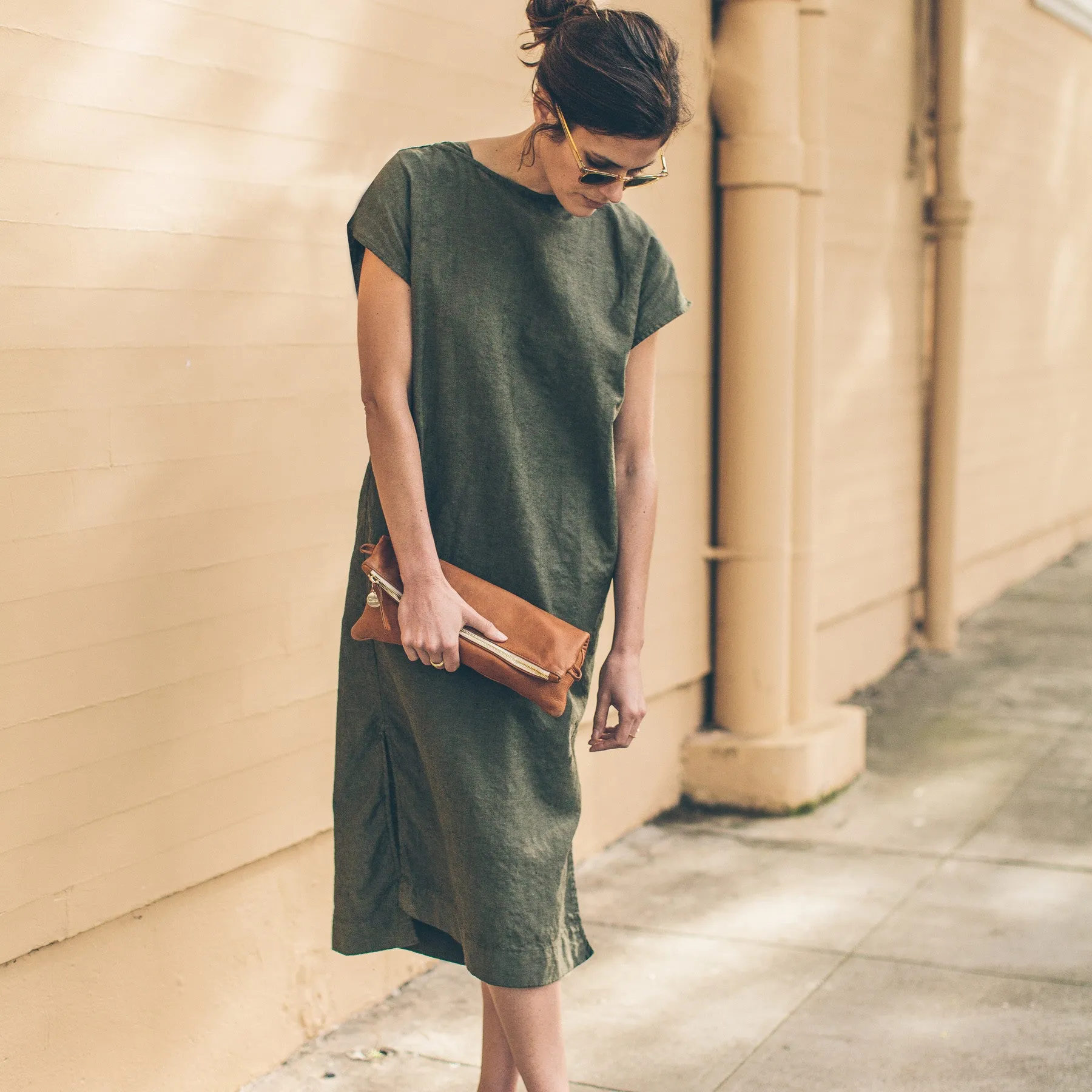 The Loma Dress in Olive sold by Taylor Stitch product image thumbnail 2