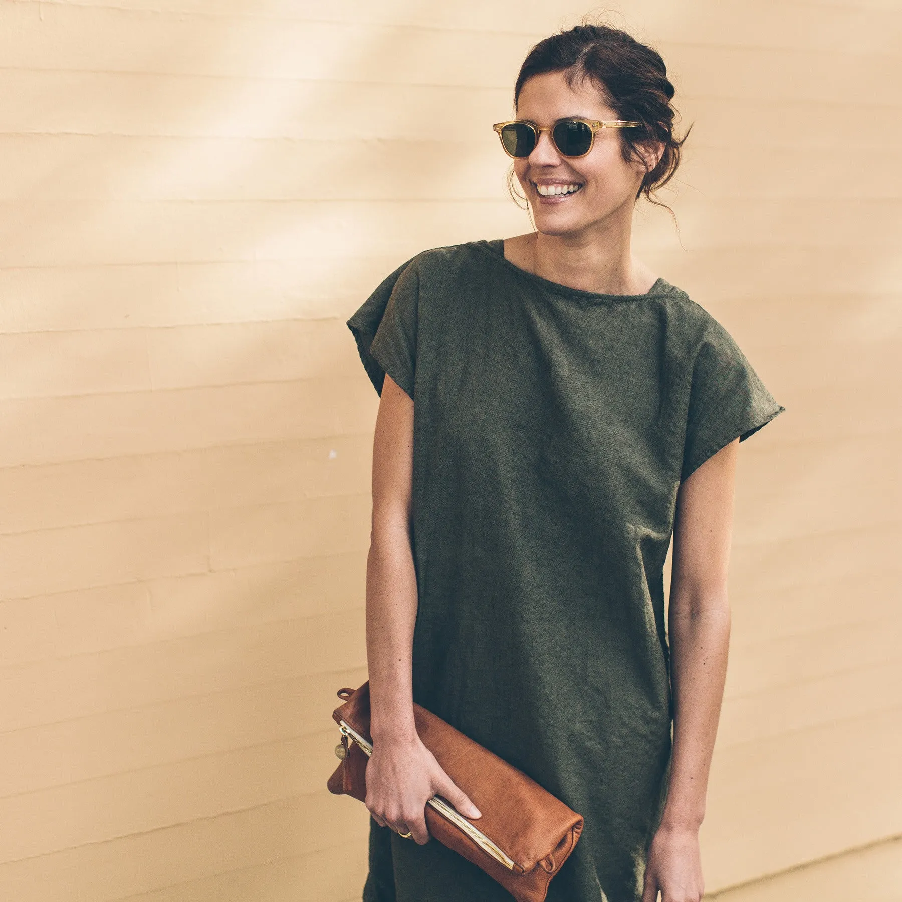 The Loma Dress in Olive sold by Taylor Stitch product image thumbnail 3