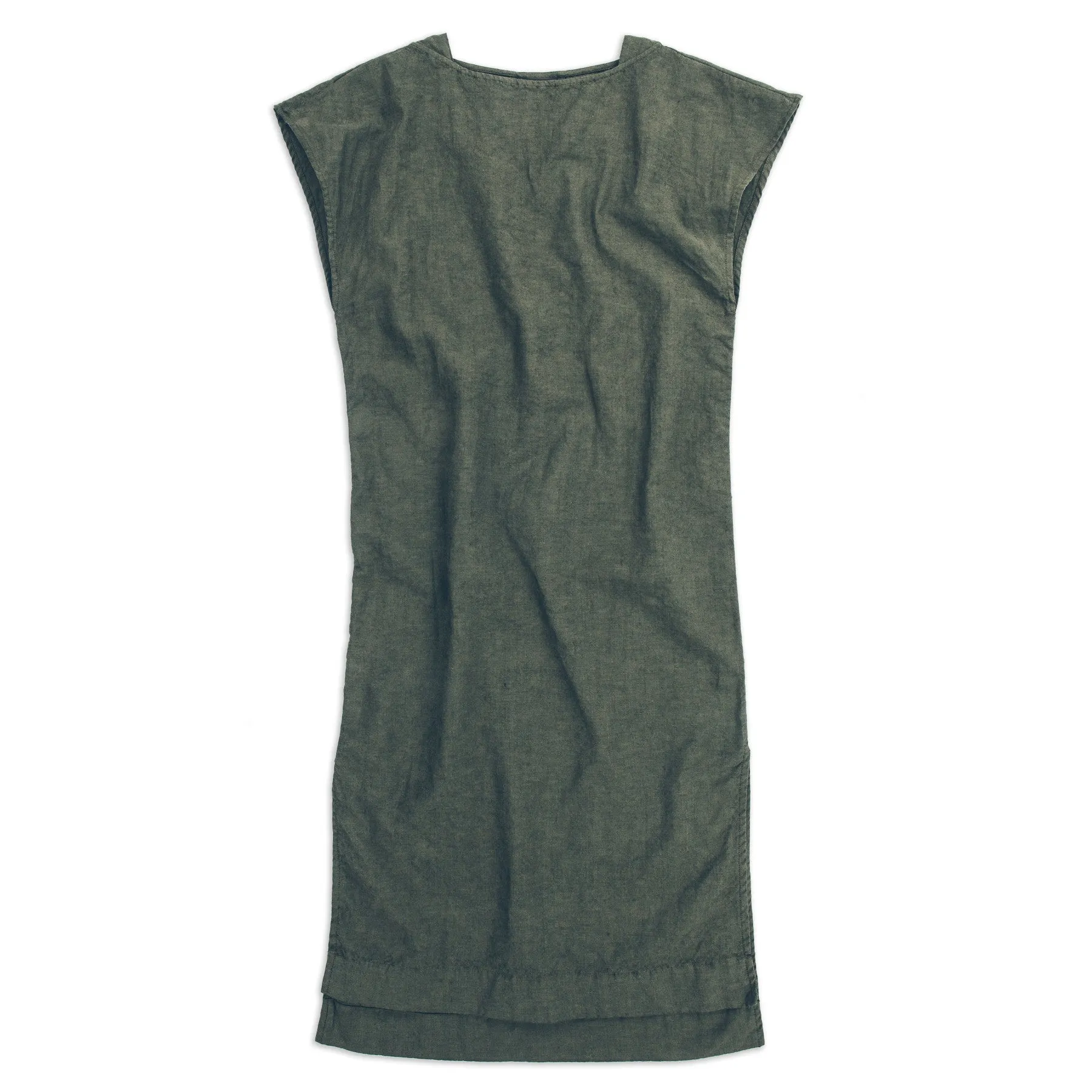 The Loma Dress in Olive sold by Taylor Stitch