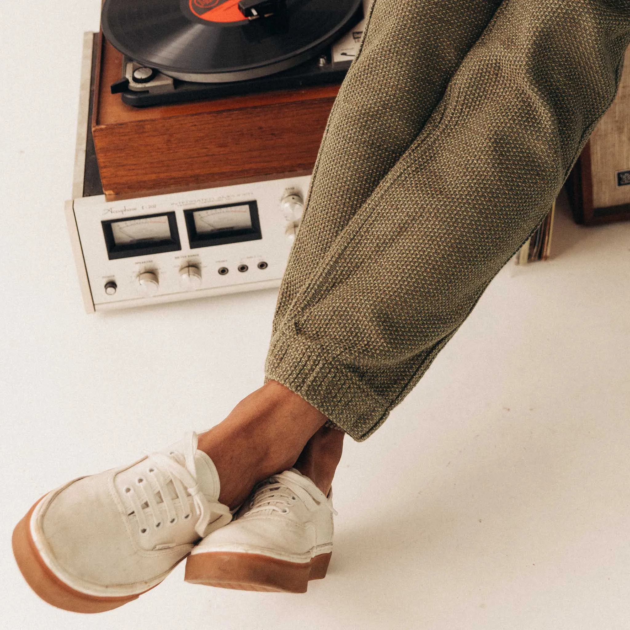 The Apres Pant in Cypress Sashiko sold by Taylor Stitch product image thumbnail 3