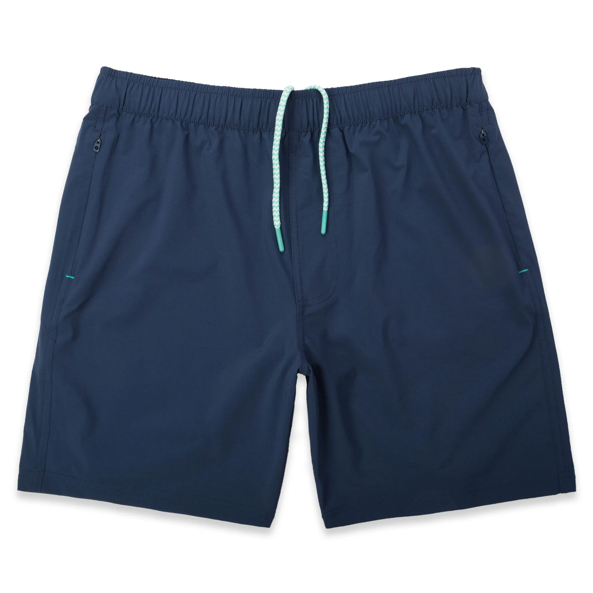 The Myles Momentum Short in River sold by Taylor Stitch