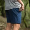 The Myles Momentum Short in River sold by Taylor Stitch