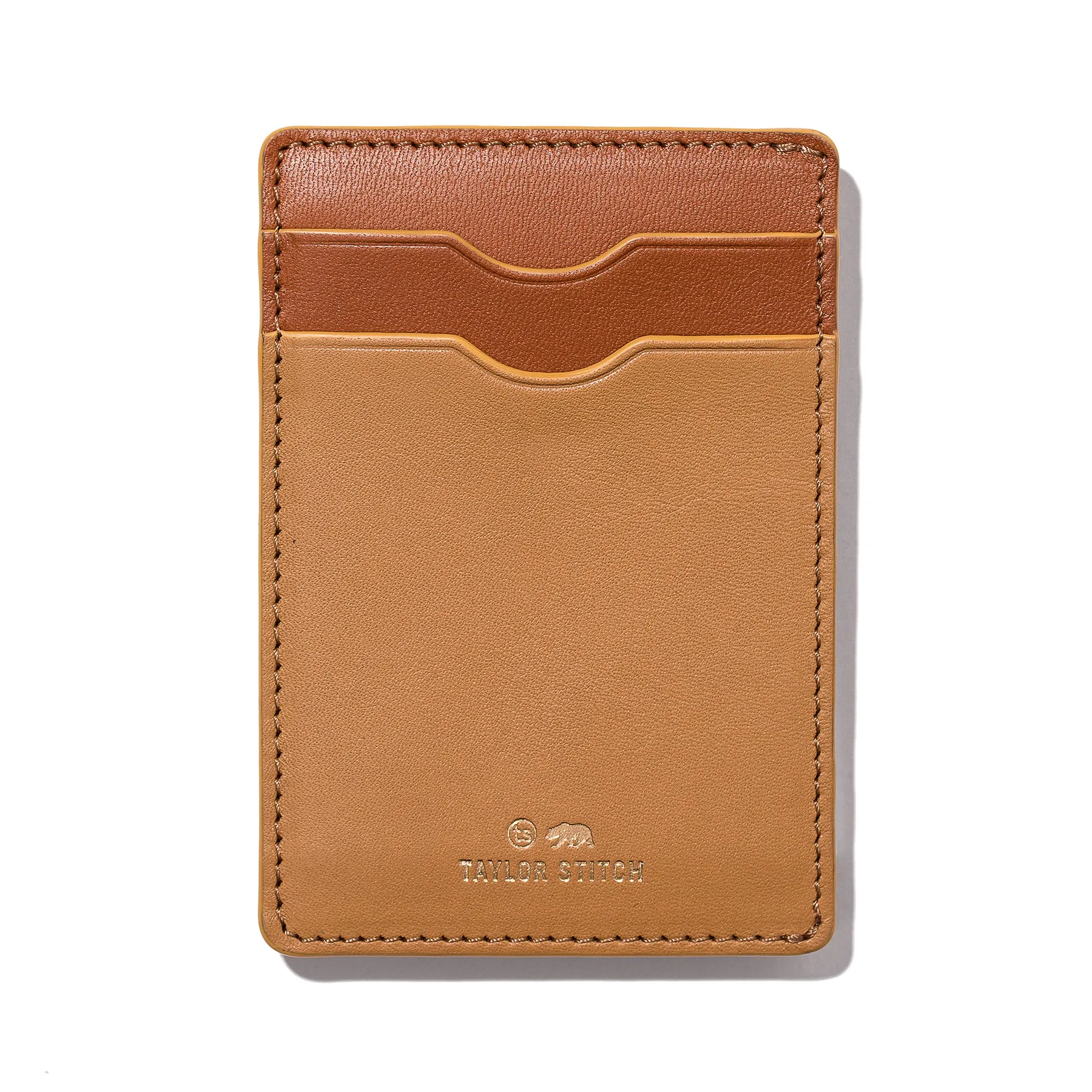 The Minimalist Wallet in Canyon sold by Taylor Stitch