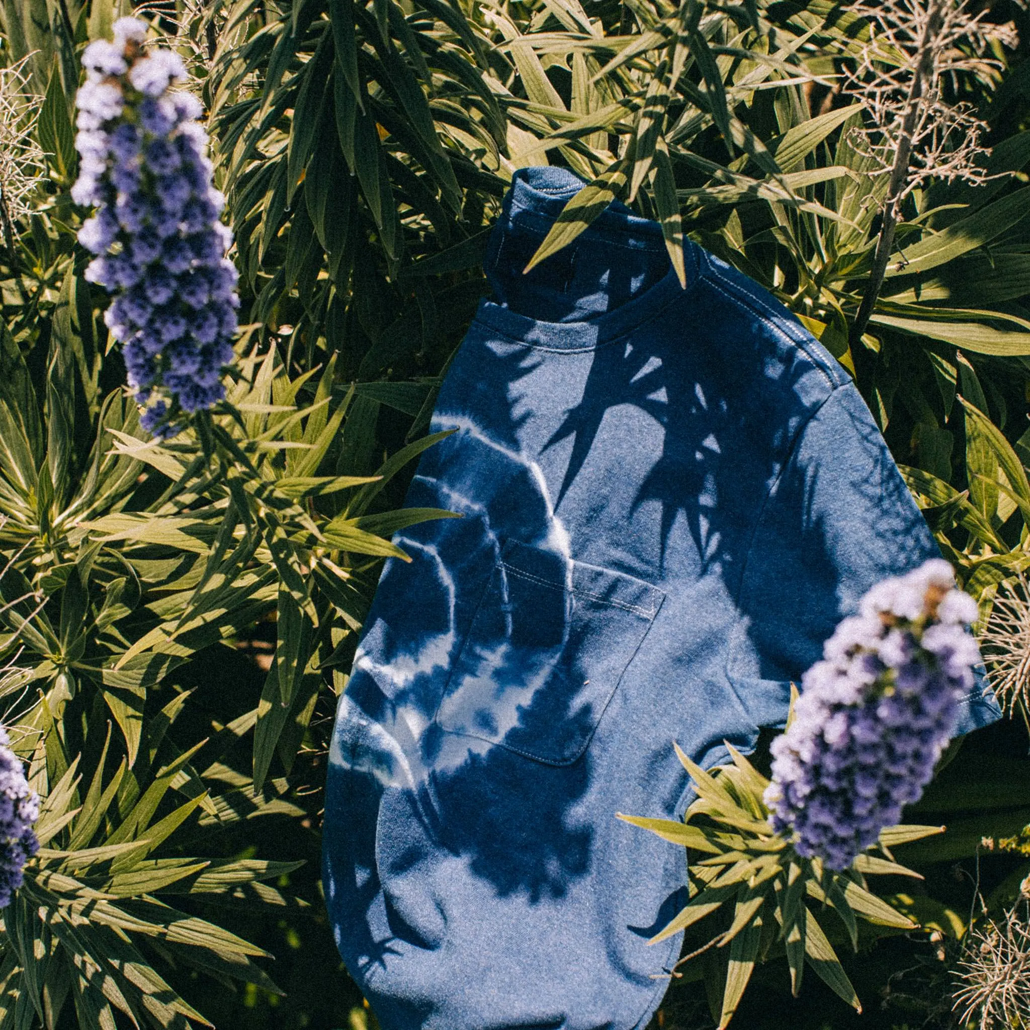 The Botanical Dye Tee in Indigo sold by Taylor Stitch product image thumbnail 2