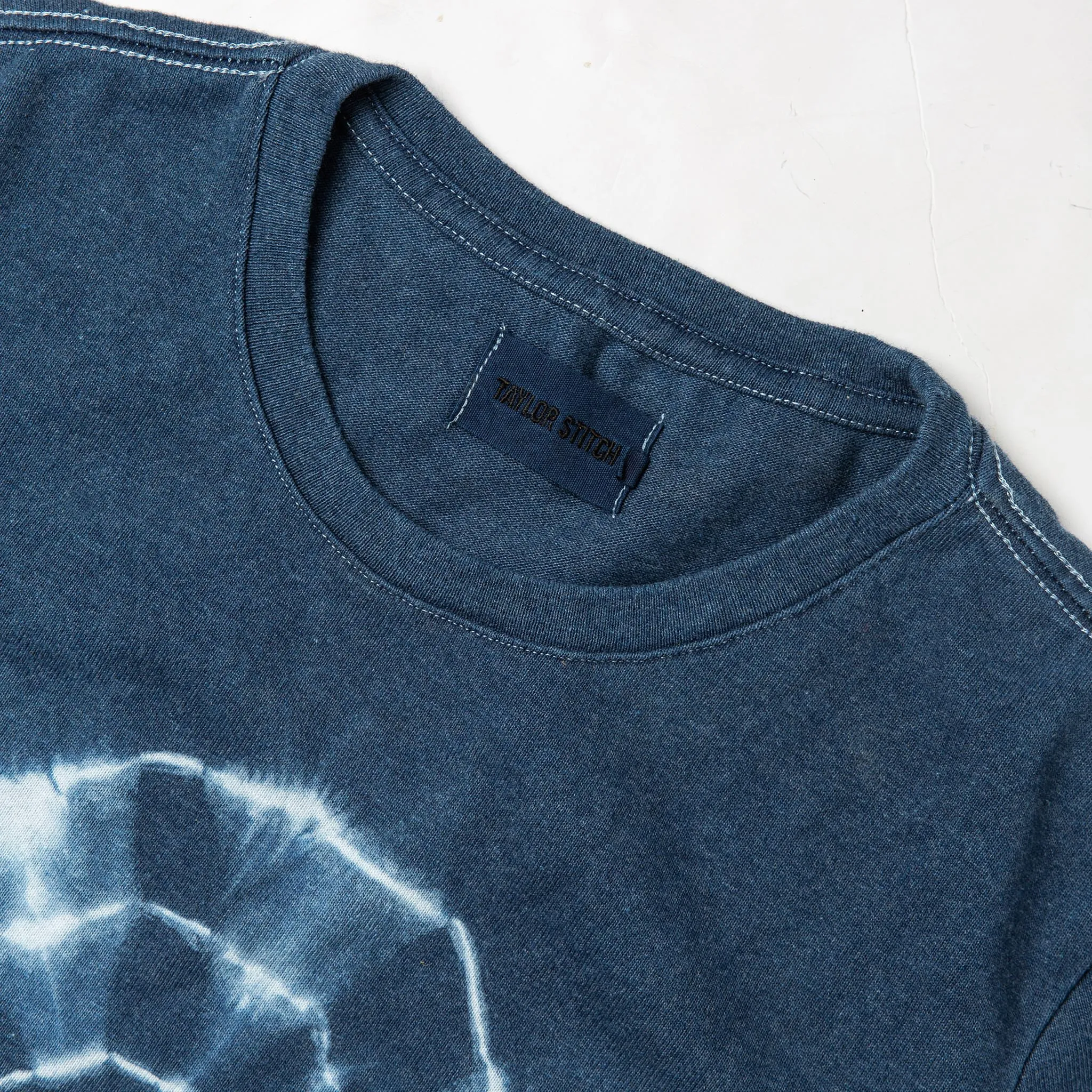 The Botanical Dye Tee in Indigo sold by Taylor Stitch product image thumbnail 3