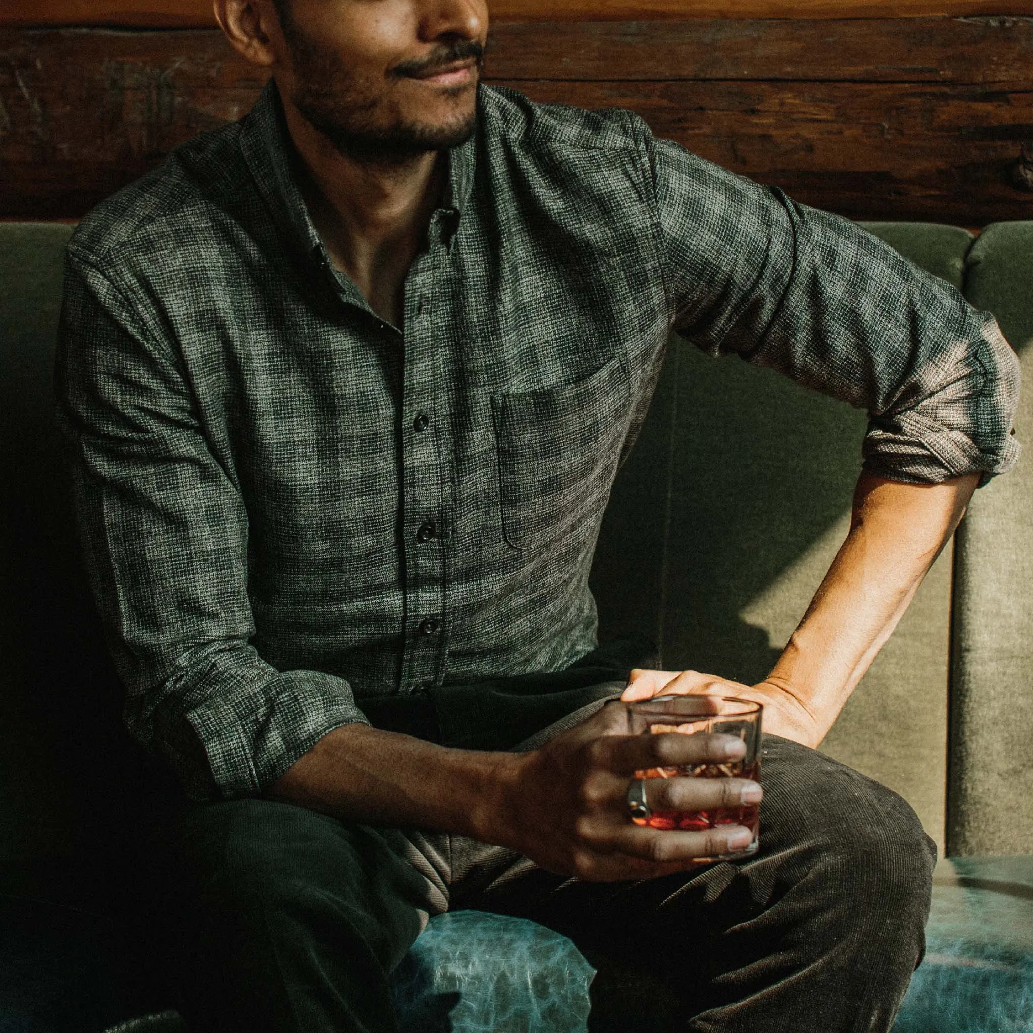 The Jack in Coal Jaspe Check sold by Taylor Stitch product image thumbnail 3