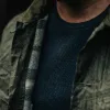 The Lined Long Haul Jacket in Olive Waxed Canvas sold by Taylor Stitch