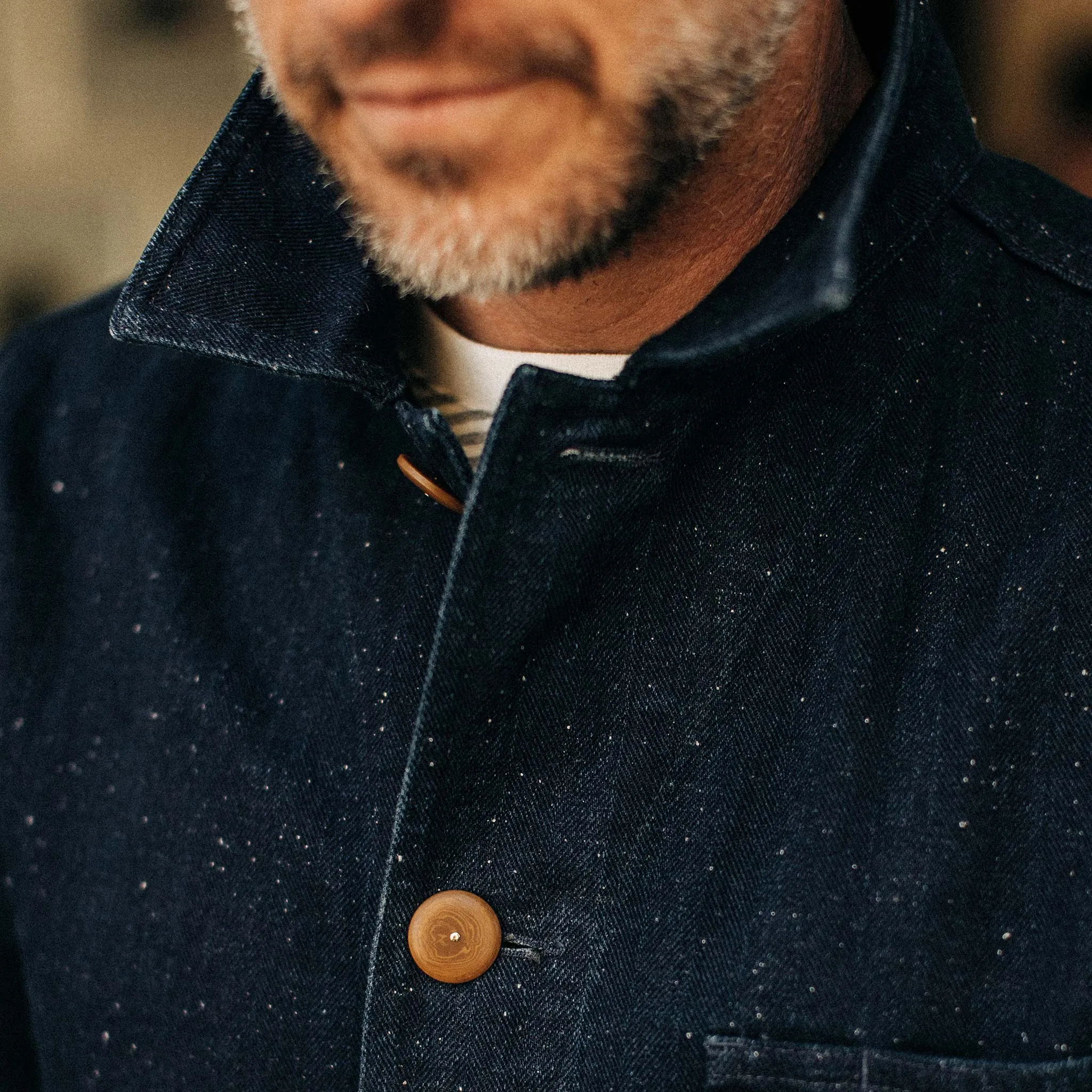 The Ojai Jacket in Indigo Herringbone sold by Taylor Stitch product image thumbnail 4