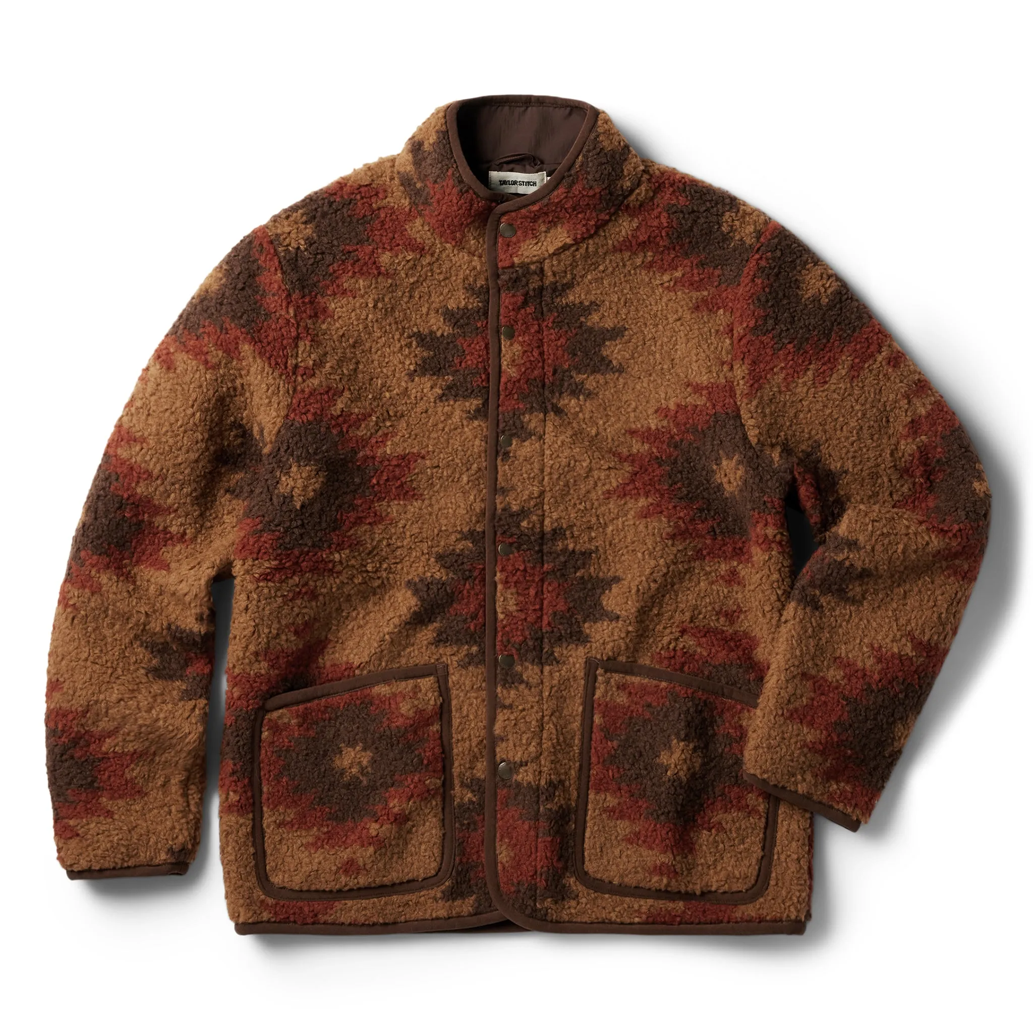 The Port Jacket in Khaki Kilim sold by Taylor Stitch