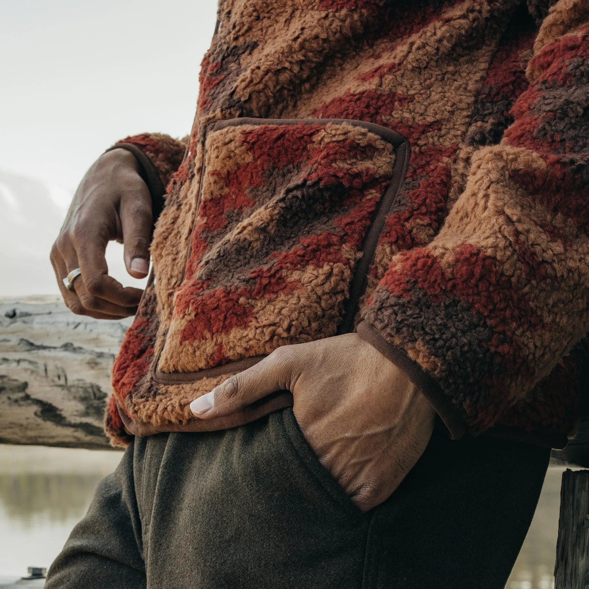 The Port Jacket in Khaki Kilim sold by Taylor Stitch product image thumbnail 4