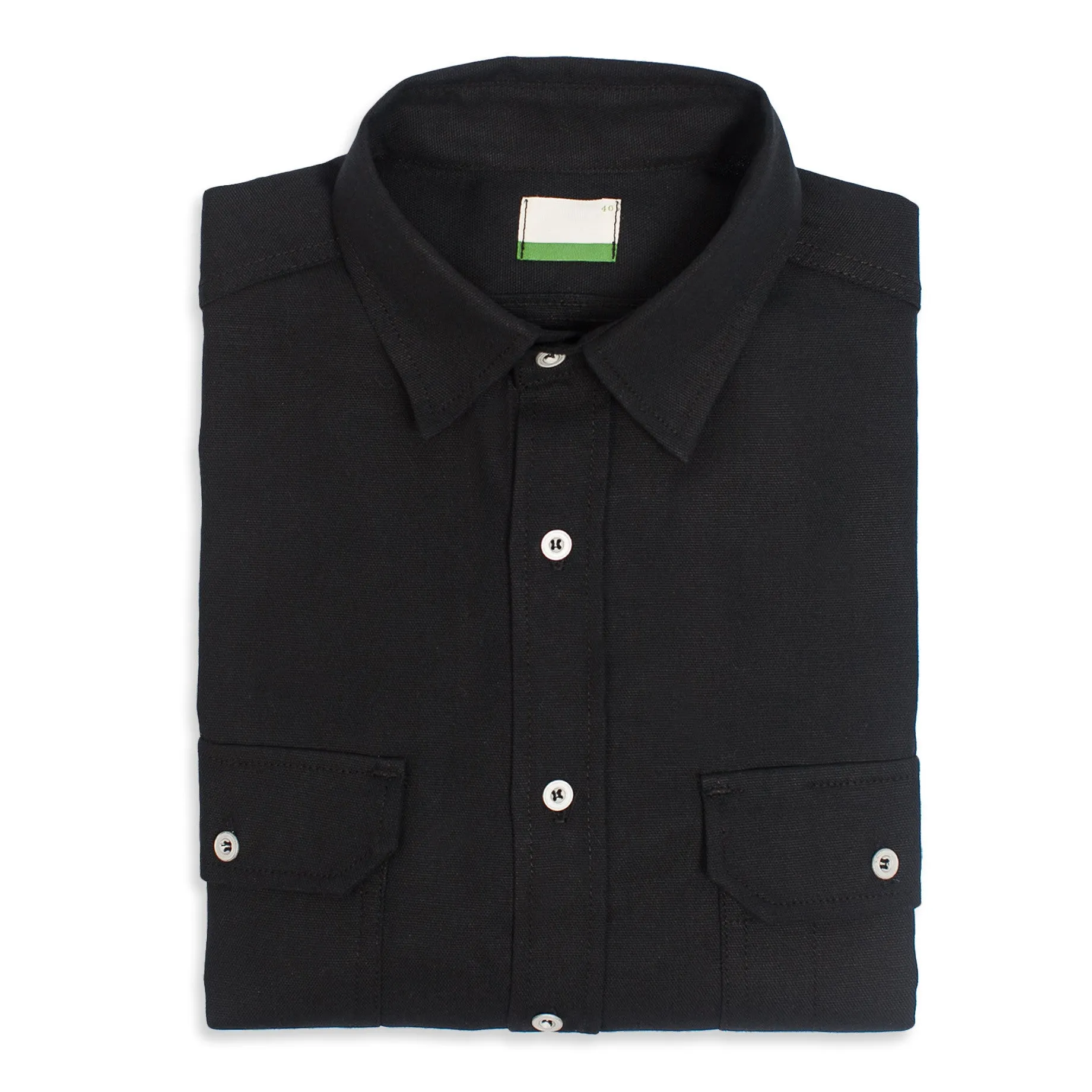 The Chore Shirt in Coal sold by Taylor Stitch