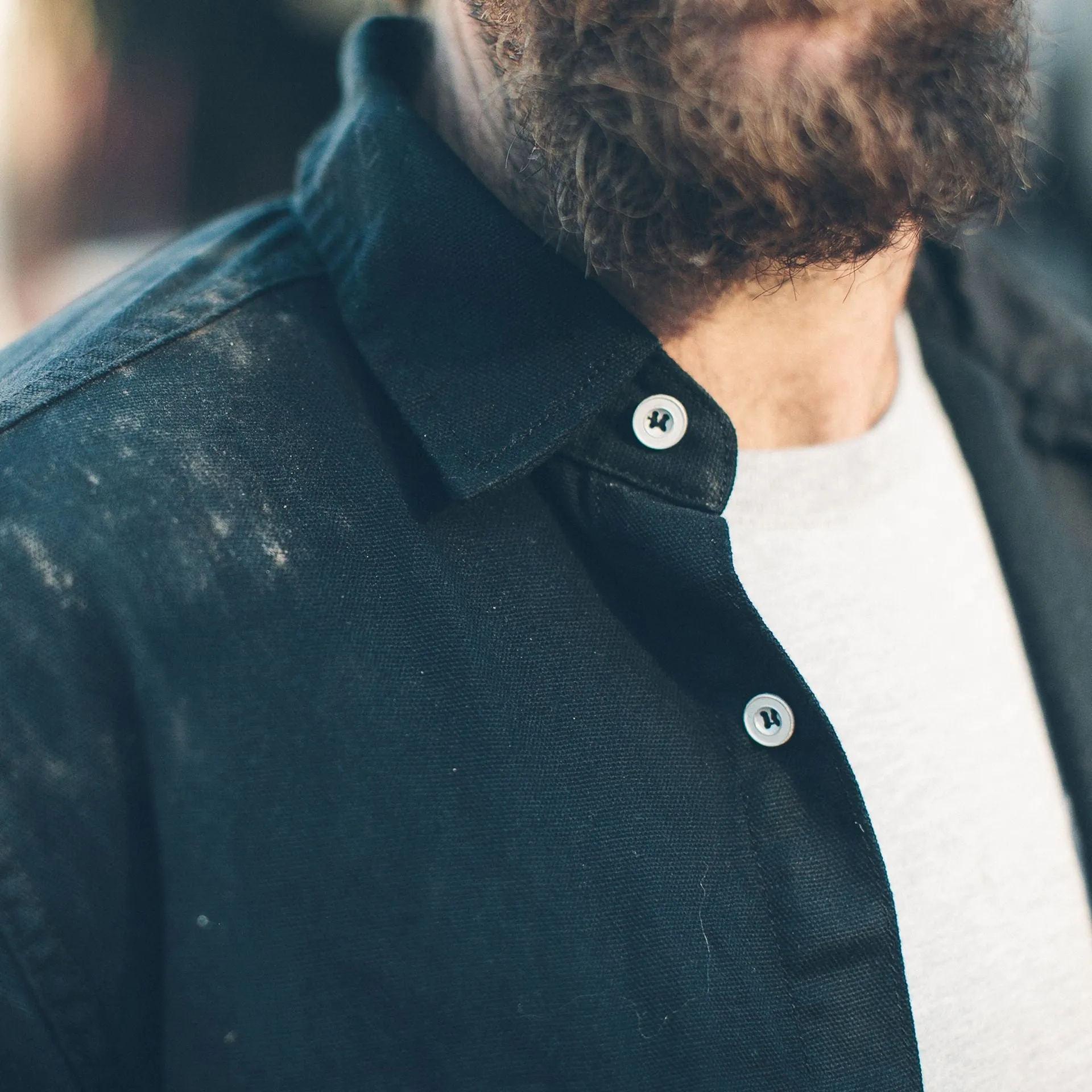 The Chore Shirt in Coal sold by Taylor Stitch product image thumbnail 2