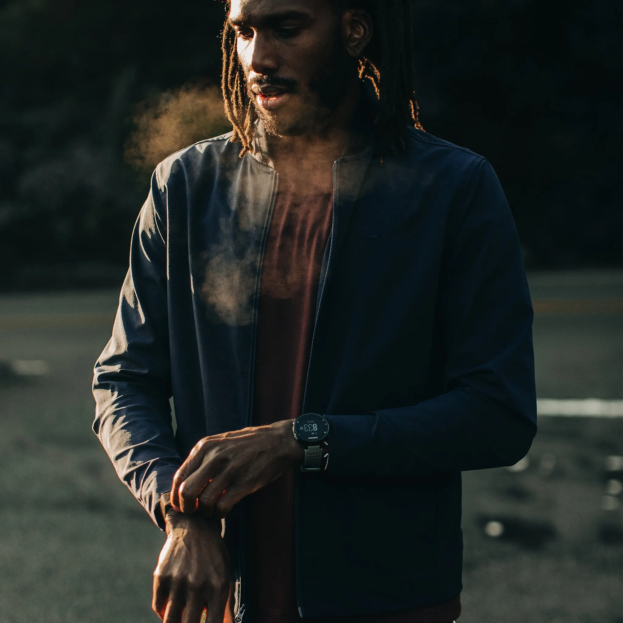 The Park Bomber in Navy sold by Taylor Stitch product image thumbnail 2