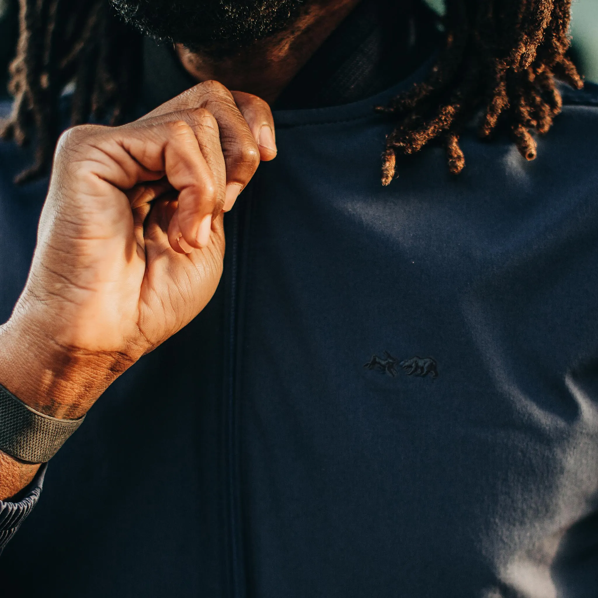 The Park Bomber in Navy sold by Taylor Stitch product image thumbnail 3