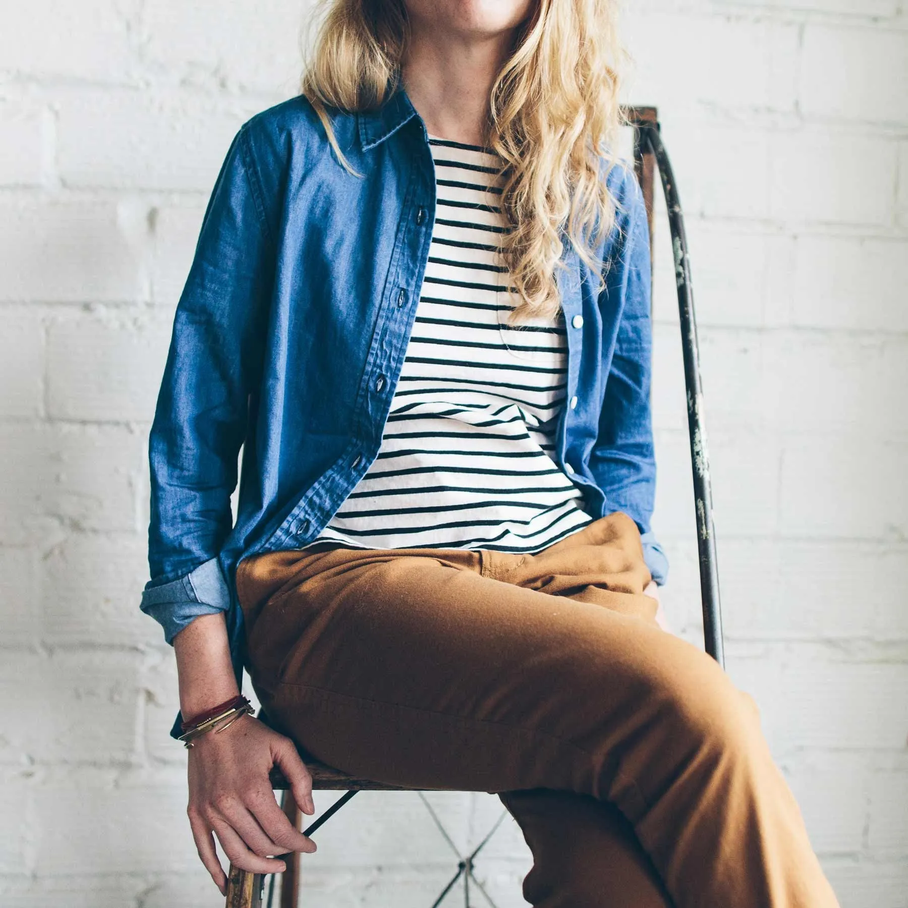 The Katherine in Sun Bleached Denim sold by Taylor Stitch product image thumbnail 5