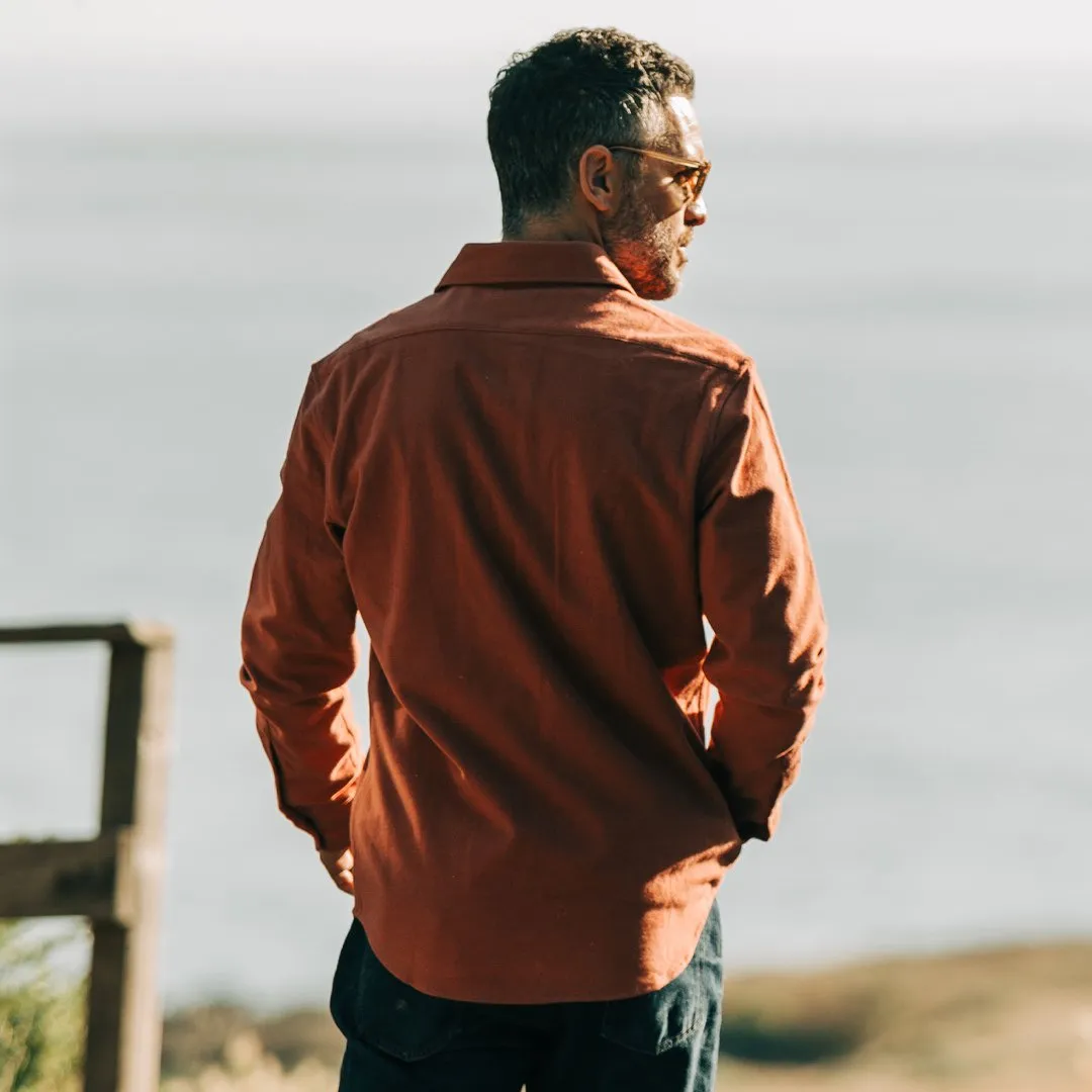 The Yosemite Shirt in Dusty Red sold by Taylor Stitch product image thumbnail 4