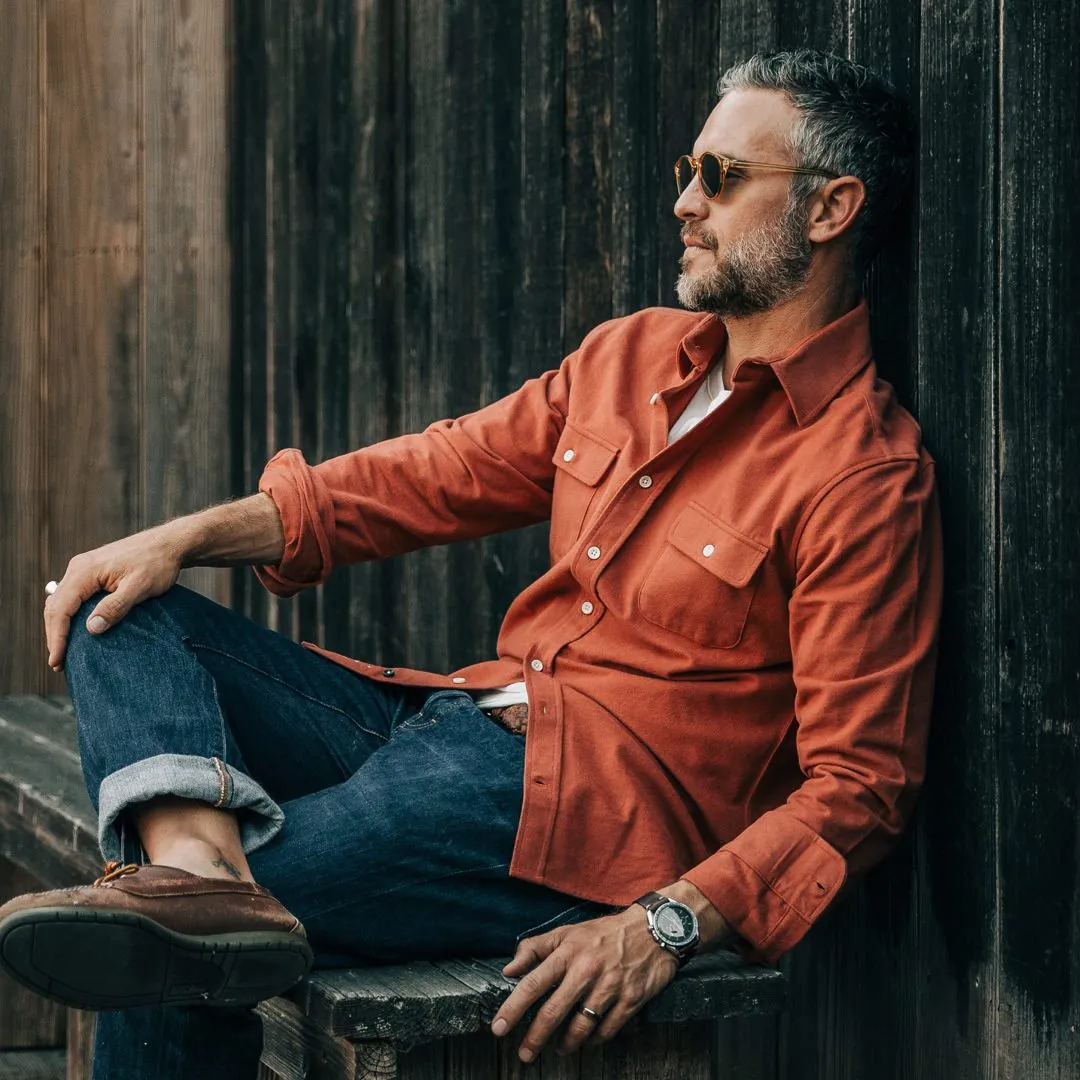 The Yosemite Shirt in Dusty Red sold by Taylor Stitch product image thumbnail 3