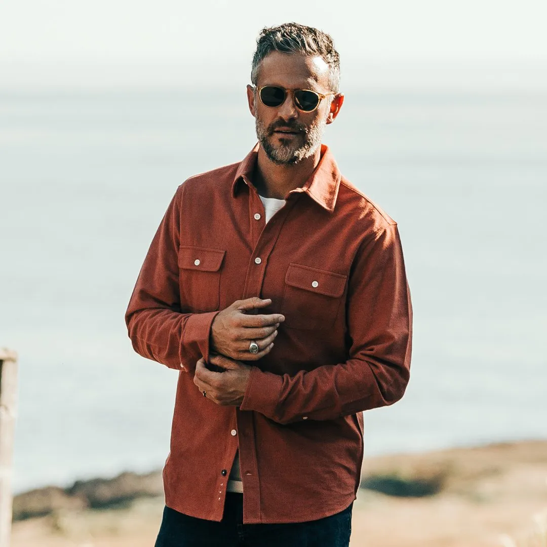 The Yosemite Shirt in Dusty Red sold by Taylor Stitch product image thumbnail 2