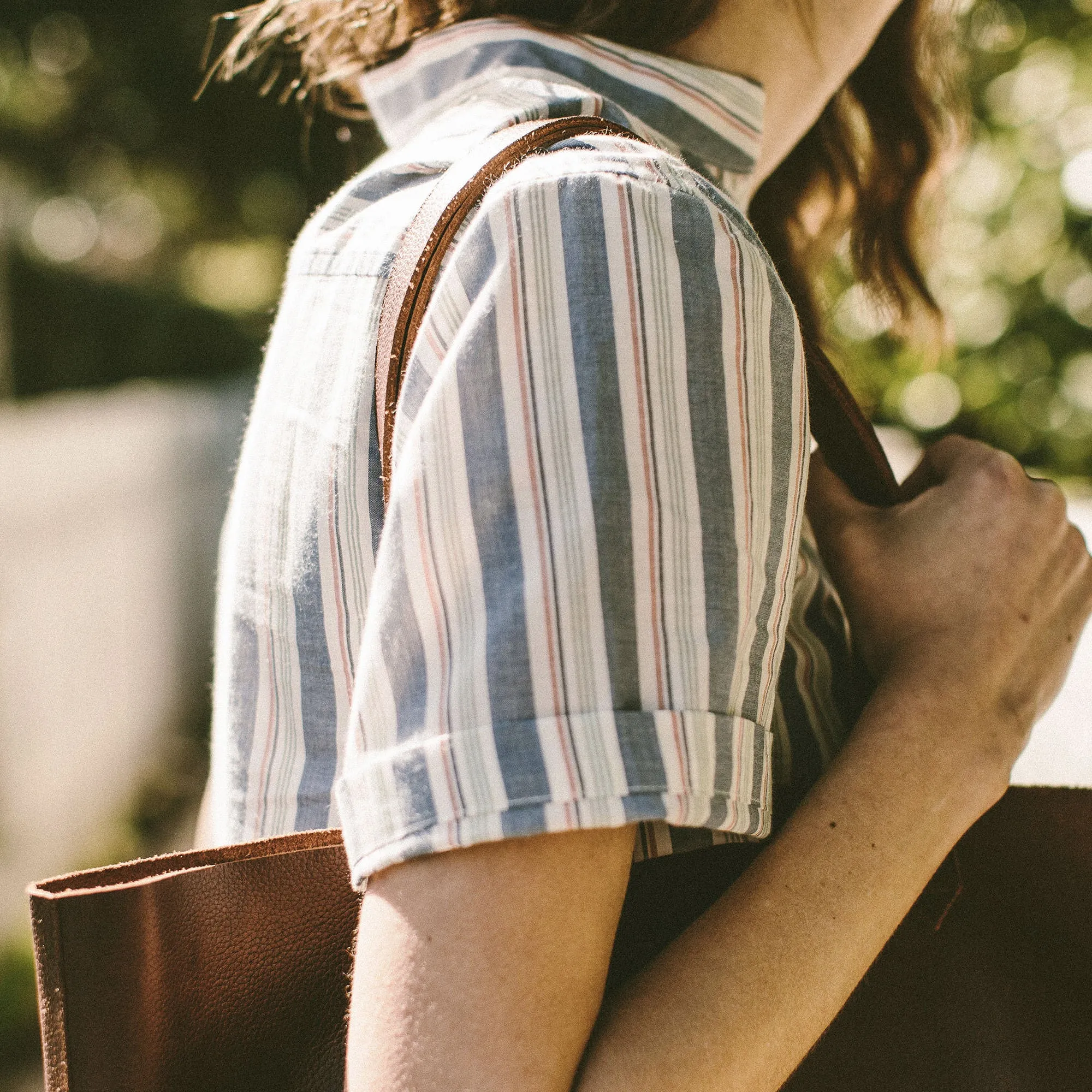 The Abbot Popover in Surf Stripe sold by Taylor Stitch product image thumbnail 3