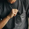 The Cotton Hemp Long Sleeve Tee in Charcoal sold by Taylor Stitch