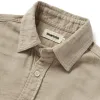 The Utility Shirt in Stone Double Cloth sold by Taylor Stitch