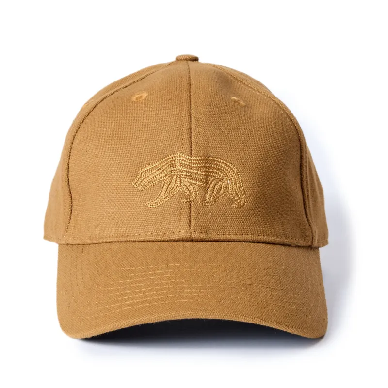 The Ball Cap in Tobacco Canvas sold by Taylor Stitch