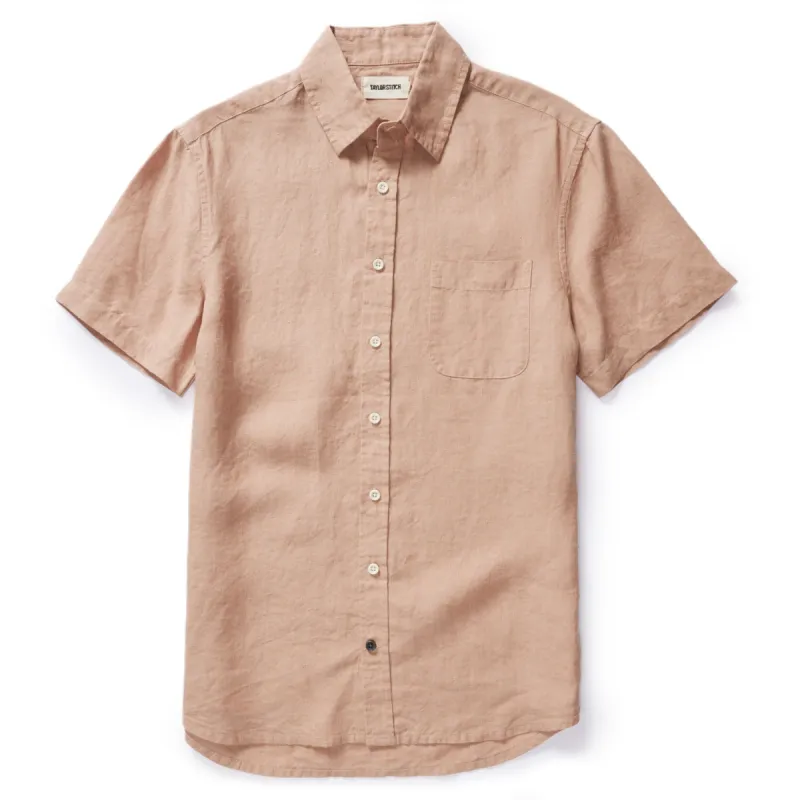 The Short Sleeve California in Clay Hemp sold by Taylor Stitch
