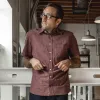 The Short Sleeve California in Burgundy Hemp sold by Taylor Stitch