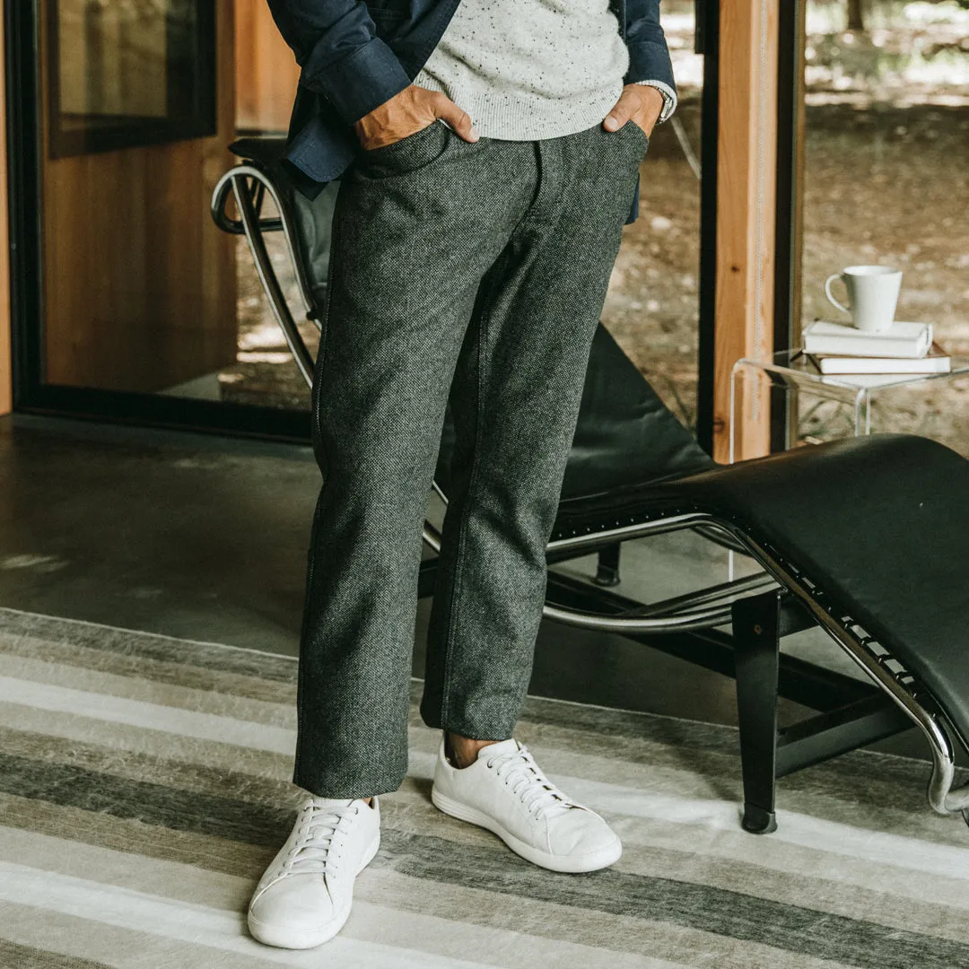 The Camp Pant in Charcoal Wool sold by Taylor Stitch product image thumbnail 3