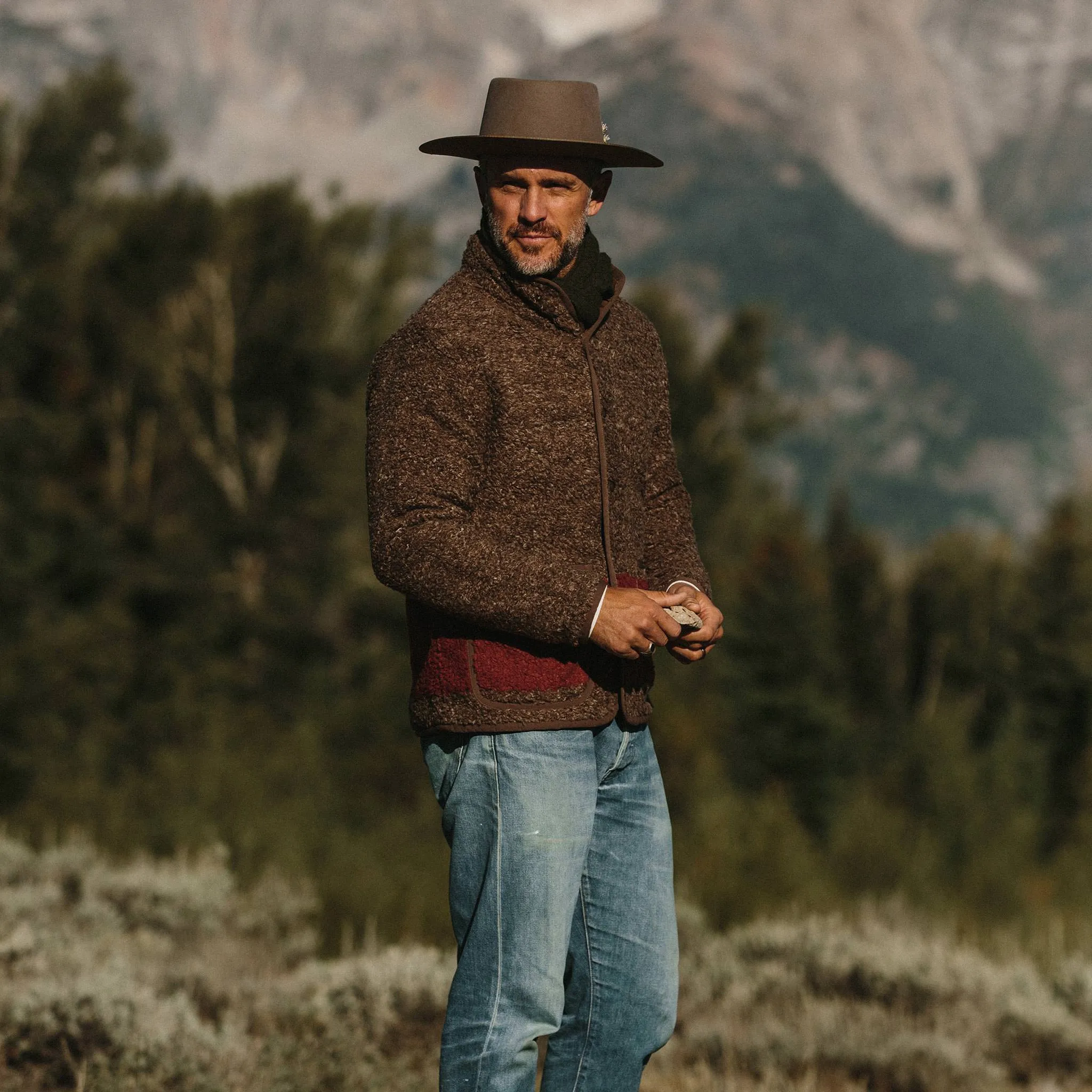 The Port Jacket in Espresso Marl sold by Taylor Stitch product image thumbnail 2