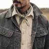 The Long Haul Jacket in Shale Cord sold by Taylor Stitch