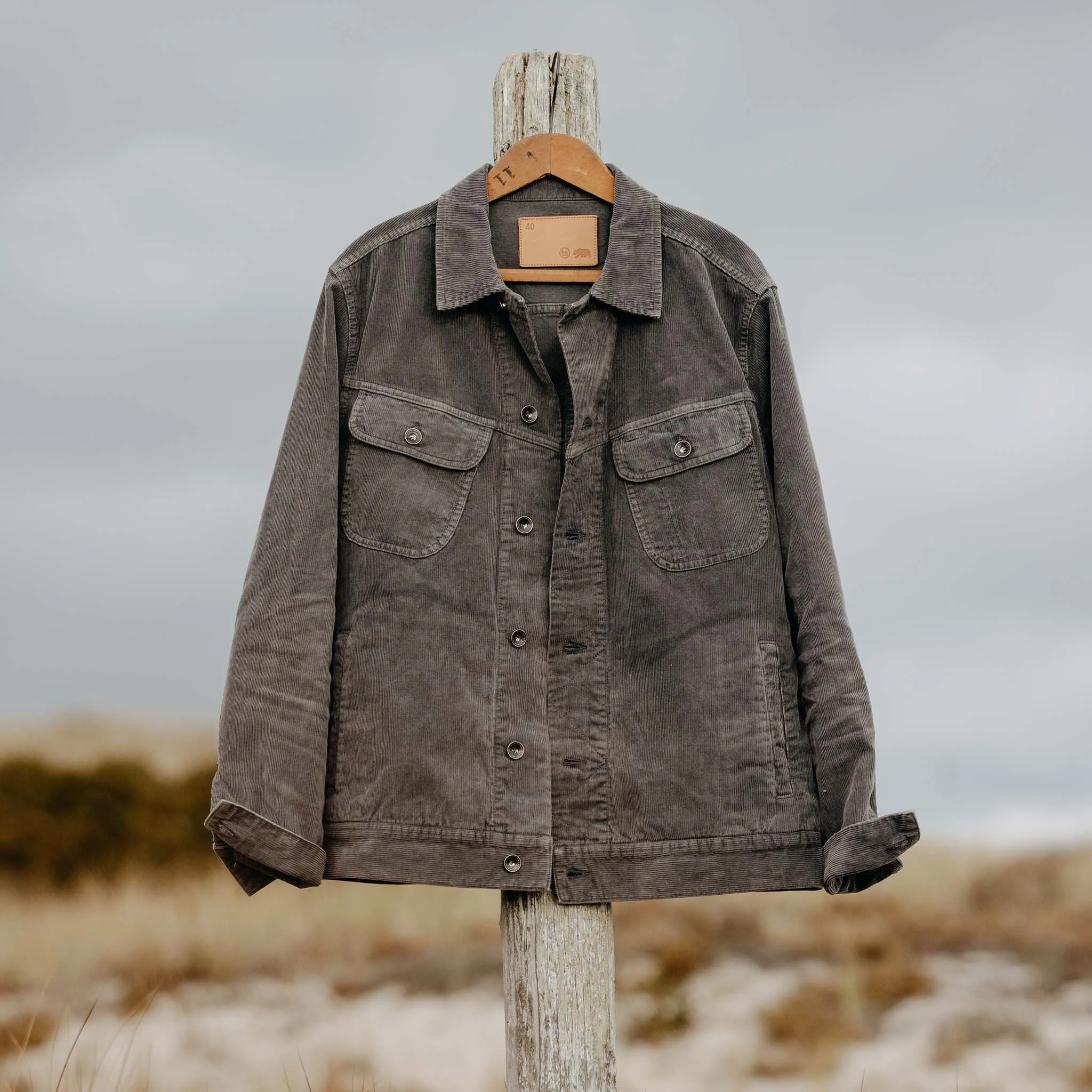 The Long Haul Jacket in Shale Cord sold by Taylor Stitch product image thumbnail 5
